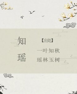 ​好听有内涵，女孩名字高雅有气质