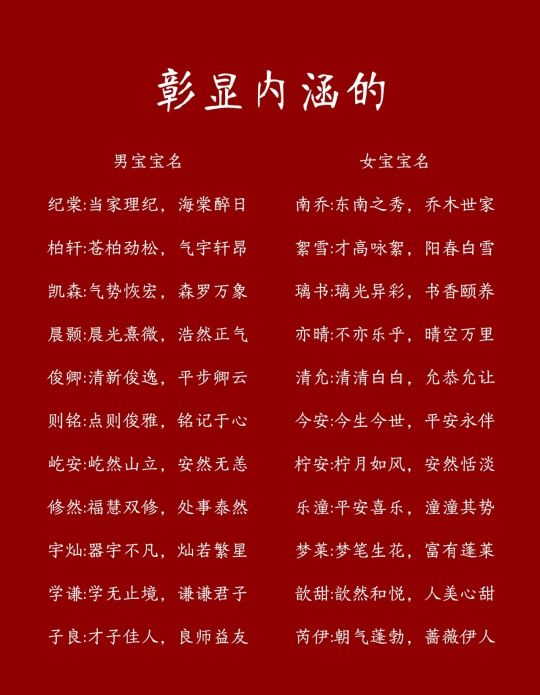 高雅大气、前途似锦的宝宝起名